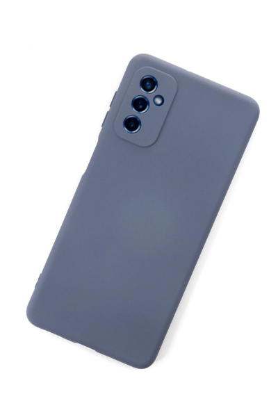 Newface Samsung Galaxy M52 5G Kılıf Nano içi Kadife Silikon - Gri resmi