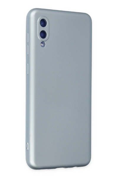 Newface Samsung Galaxy A02 Kılıf Nano içi Kadife Silikon - Sky Blue resmi