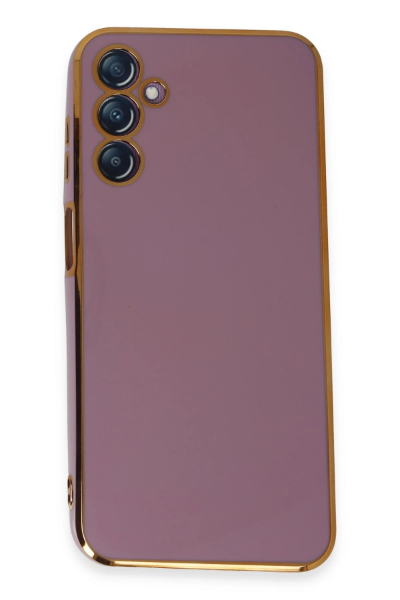Newface Samsung Galaxy M14 5G Kılıf Volet Silikon - Mor resmi