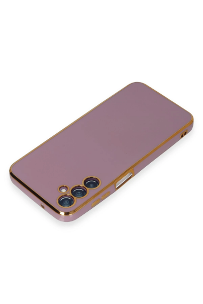 Newface Samsung Galaxy M14 5G Kılıf Volet Silikon - Mor resmi