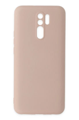 Newface Xiaomi Redmi 9 Kılıf Nano içi Kadife Silikon - Pudra resmi