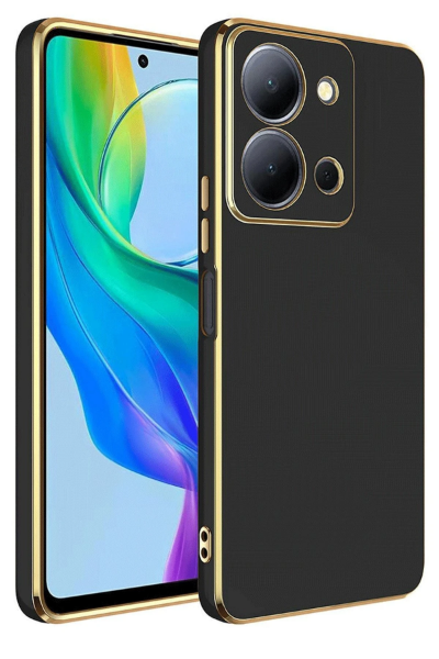 Newface Vivo Y36 Kılıf Volet Silikon - Siyah resmi