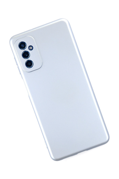 Newface Samsung Galaxy M52 5G Kılıf Nano içi Kadife Silikon - Sky Blue resmi