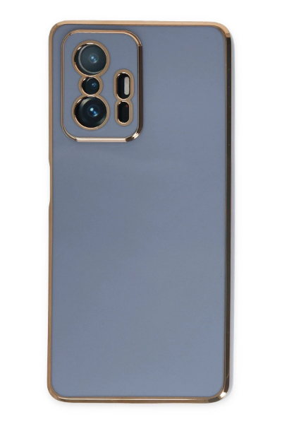 Newface Xiaomi Mi 11T Pro Kılıf Volet Silikon - Mavi resmi