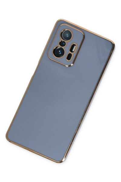 Newface Xiaomi Mi 11T Pro Kılıf Volet Silikon - Mavi resmi