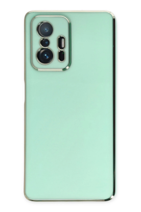 Newface Xiaomi Mi 11T Pro Kılıf Volet Silikon - Açık Yeşil resmi