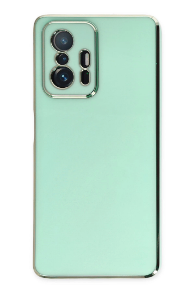 Newface Xiaomi Mi 11T Pro Kılıf Volet Silikon - Açık Yeşil resmi