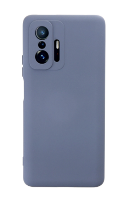 Newface Xiaomi Mi 11T Pro Kılıf Nano içi Kadife Silikon - Gri resmi