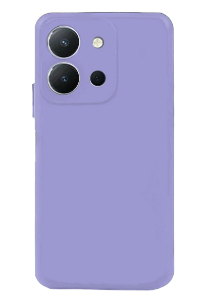 Newface Vivo Y36 Kılıf Nano içi Kadife Silikon - Lila resmi