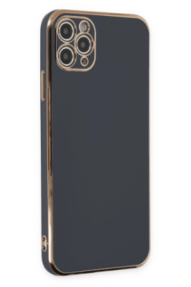 Newface iPhone 11 Pro Max Kılıf Volet Silikon - Siyah resmi