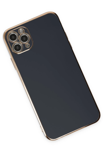 Newface iPhone 11 Pro Max Kılıf Volet Silikon - Siyah resmi