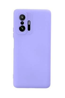 Newface Xiaomi Mi 11T Pro Kılıf Nano içi Kadife Silikon - Lila resmi