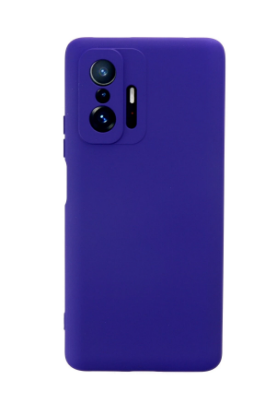 Newface Xiaomi Mi 11T Pro Kılıf Nano içi Kadife Silikon - Mor resmi