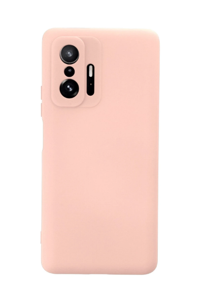 Newface Xiaomi Mi 11T Pro Kılıf Nano içi Kadife Silikon - Pudra resmi