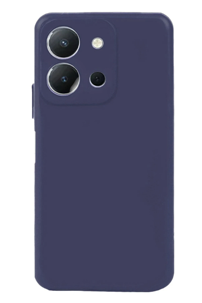 Newface Vivo Y36 Kılıf Nano içi Kadife Silikon - Lacivert resmi