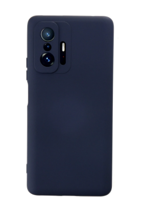 Newface Xiaomi Mi 11T Pro Kılıf Nano içi Kadife Silikon - Lacivert resmi
