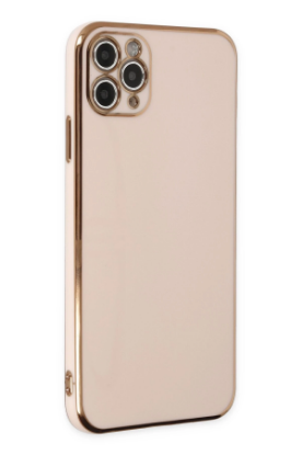 Newface iPhone 11 Pro Max Kılıf Volet Silikon - Pembe resmi