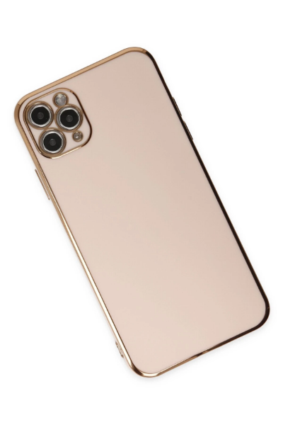 Newface iPhone 11 Pro Max Kılıf Volet Silikon - Pembe resmi