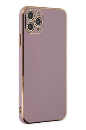 Newface iPhone 11 Pro Max Kılıf Volet Silikon - Mor resmi