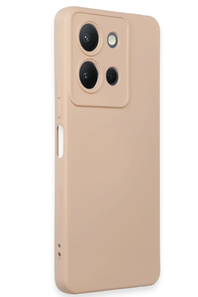 Newface Vivo Y36 Kılıf Nano içi Kadife Silikon - Pudra resmi