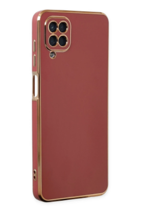 Newface Samsung Galaxy A12 Kılıf Volet Silikon - Kırmızı resmi