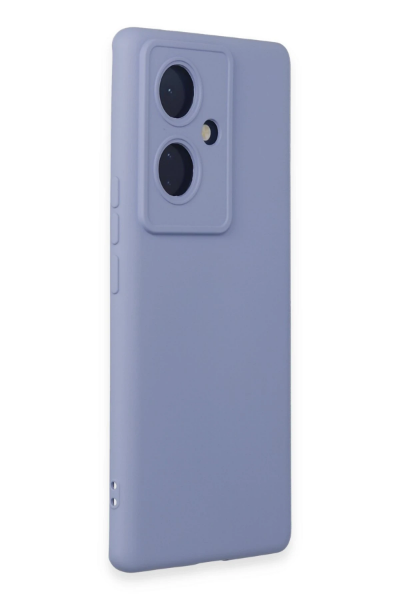 Newface Vivo V29 Lite Kılıf Nano içi Kadife Silikon - Lila resmi
