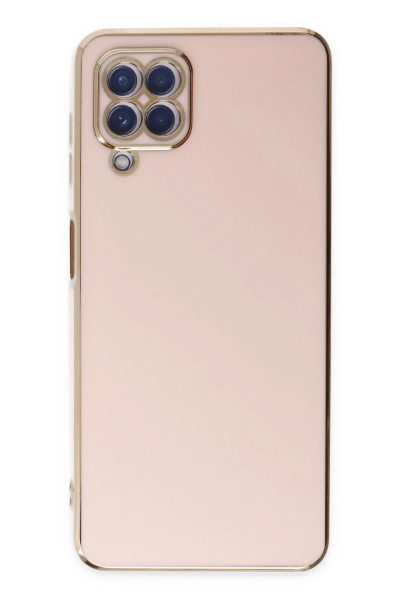 Newface Samsung Galaxy A12 Kılıf Volet Silikon - Pembe resmi