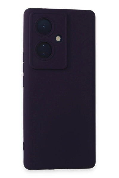 Newface Vivo V29 Lite Kılıf Nano içi Kadife Silikon - Mor resmi