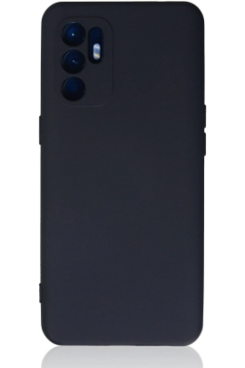 Newface Oppo Reno 6 Kılıf Nano içi Kadife Silikon - Lacivert resmi