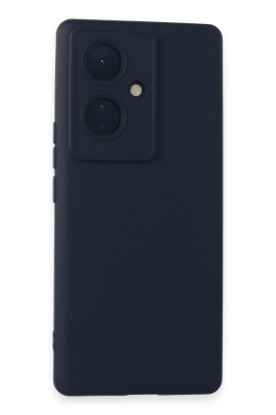 Newface Vivo V29 Lite Kılıf Nano içi Kadife Silikon - Lacivert resmi