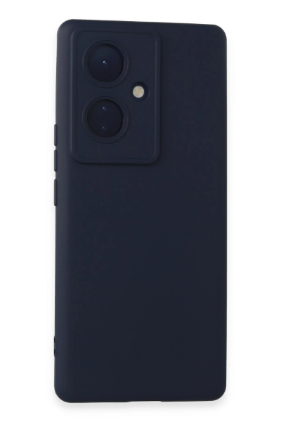Newface Vivo V29 Lite Kılıf Nano içi Kadife Silikon - Lacivert resmi