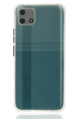 Newface Realme C11 2021 Kılıf Miami Şeffaf Silikon - Şeffaf resmi