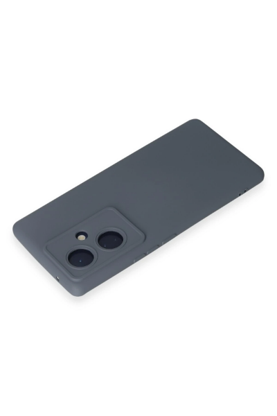 Newface Vivo V29 Lite Kılıf Nano içi Kadife Silikon - Gri resmi