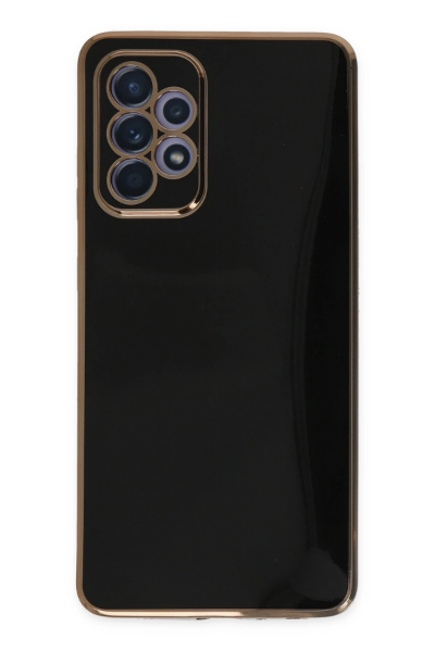 Newface Samsung Galaxy A52 Kılıf Volet Silikon - Siyah resmi
