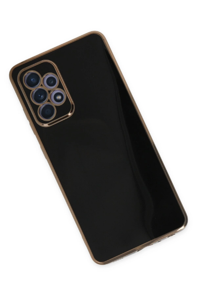 Newface Samsung Galaxy A52 Kılıf Volet Silikon - Siyah resmi