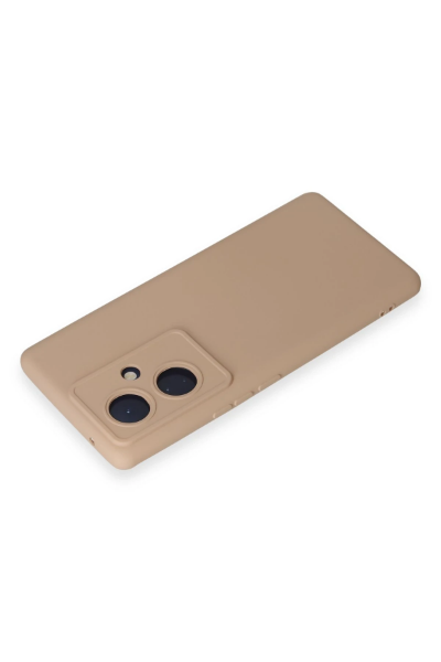 Newface Vivo V29 Lite Kılıf Nano içi Kadife Silikon - Pudra resmi