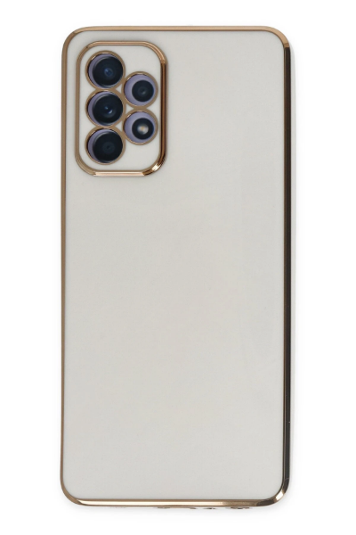Newface Samsung Galaxy A52 Kılıf Volet Silikon - Beyaz resmi