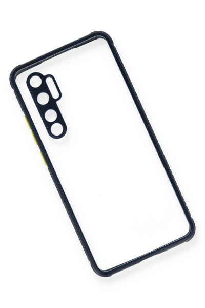 Newface Xiaomi Mi Note 10 Lite Kılıf Miami Şeffaf Silikon - Lacivert resmi