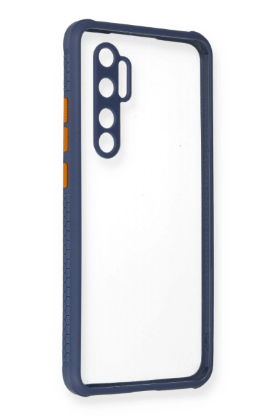 Newface Xiaomi Mi Note 10 Lite Kılıf Miami Şeffaf Silikon - Gri resmi