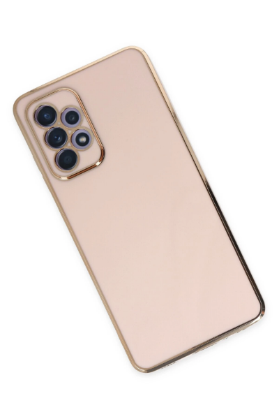 Newface Samsung Galaxy A52 Kılıf Volet Silikon - Pembe resmi