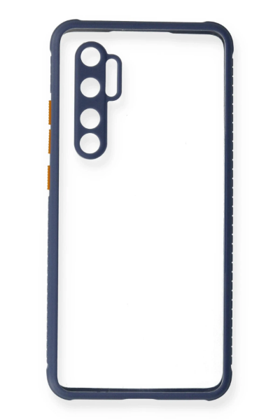 Newface Xiaomi Mi Note 10 Lite Kılıf Miami Şeffaf Silikon - Gri resmi