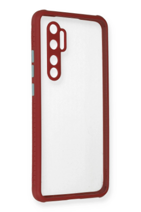 Newface Xiaomi Mi Note 10 Lite Kılıf Miami Şeffaf Silikon - Fuşya resmi