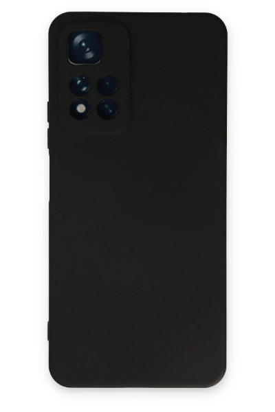 Newface Xiaomi Redmi Note 11 Pro Plus 5G Kılıf Nano içi Kadife Silikon - Siyah resmi