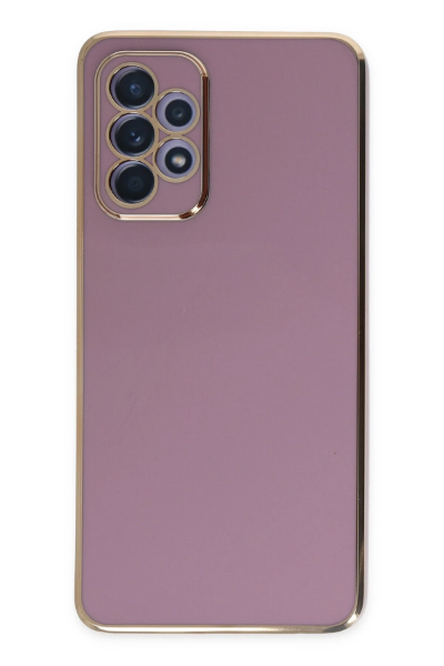 Newface Samsung Galaxy A52 Kılıf Volet Silikon - Mor resmi