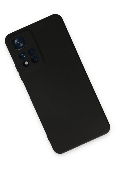 Newface Xiaomi Redmi Note 11 Pro Plus 5G Kılıf Nano içi Kadife Silikon - Siyah resmi
