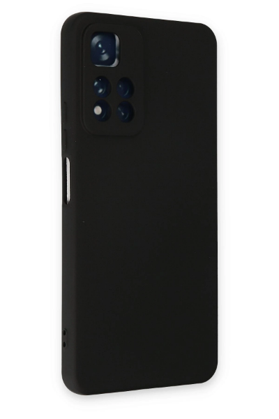 Newface Xiaomi Redmi Note 11 Pro Plus 5G Kılıf Nano içi Kadife Silikon - Siyah resmi