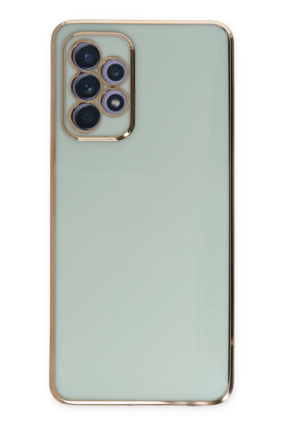 Newface Samsung Galaxy A52 Kılıf Volet Silikon - Açık Yeşil resmi