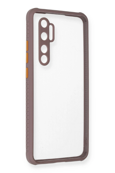 Newface Xiaomi Mi Note 10 Lite Kılıf Miami Şeffaf Silikon - Açık Mor resmi