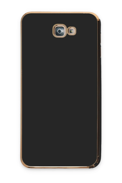 Newface Samsung Galaxy J7 Prime Kılıf Volet Silikon - Siyah resmi