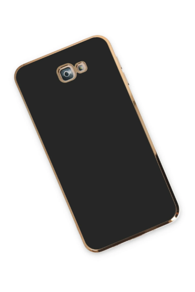 Newface Samsung Galaxy J7 Prime Kılıf Volet Silikon - Siyah resmi